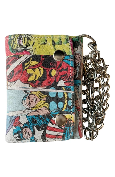 Marvel Avengers The Real Deal Chain Wallet In Multi