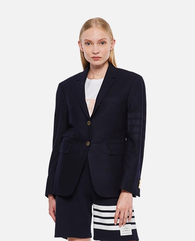 Thom Browne Blazer In Blue