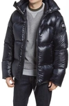Canada Goose Crofton Water Resistant Packable 750 Fill Power Down Hooded Jacket In Black - Noir