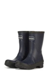 Barbour Banbury Womens Short Wellingtons In Navy