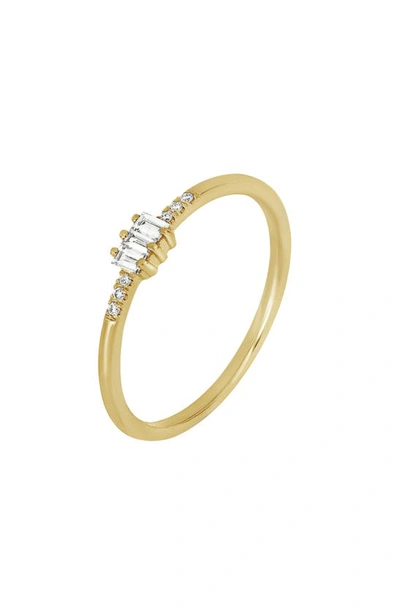 Bony Levy Icons Diamond Stacking Ring In 18k Yellow Gold