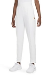 Nike Court Dri-fit Heritage Polyknit Sweatpants In White