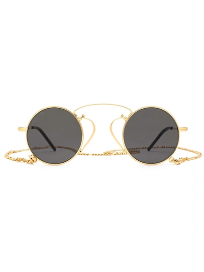 Gucci Eyewear Round In Gold