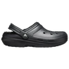 Crocs Perforated Toe Sandals In Black/black