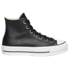Converse Womens  All Star Platform Hi Leather In Black/white