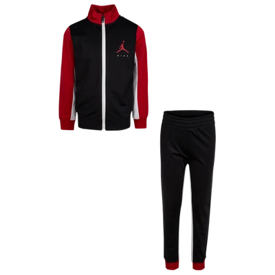 Jordan Kids' Boys  Jumpman Tricot Set In Black/white