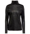 STOULS MALCOLM 22 HIGH-NECK LEATHER TOP,P00624489