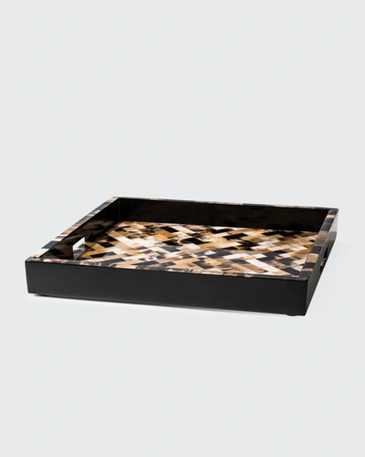 Ladorada 16" Horn Domino Square Tray