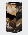 Ladorada Horn Veneer 16" Square Vase