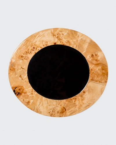 Ladorada Burl Veneer 14" Charger Plate