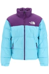 The North Face 1996 Retro Nuptse Down Jacket In Transntrctcblu Gravtyprpl (light Blue)
