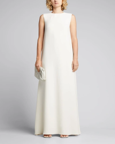 The Row Eno Cady A-line Dress In Off White