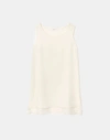 Lafayette 148 Silk Double Georgette Ruthie Blouse In White