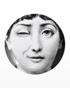 Fornasetti Tema E Variazioni N. 130 Winking Face Wall Plate
