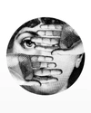 Fornasetti N.154 Wall Plate White/black