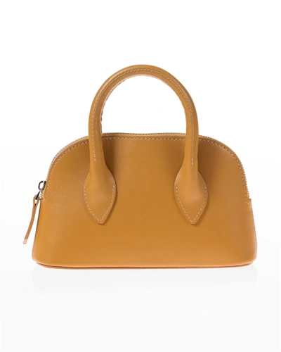 Joanna Maxham Mini Lady D Dome Top-handle Bag In Yellow