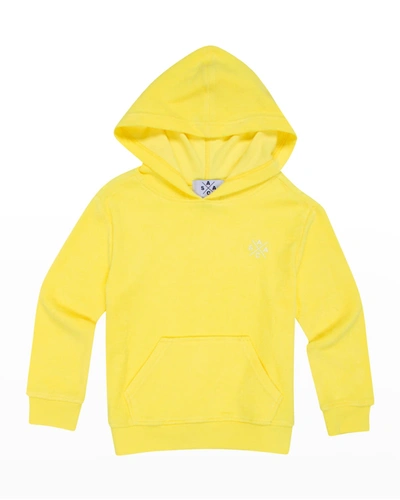 Sant And Abel Kids' X Andy Cohen Terry Hoodie In Yellow