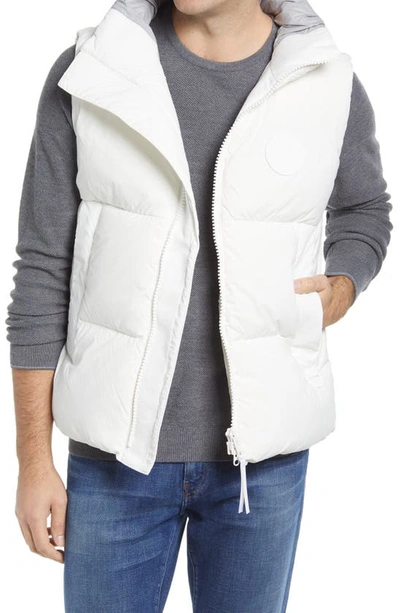 Canada Goose Everett Pastel Down-quilted Vest In Northstar White