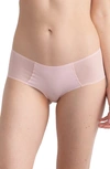 Uwila Warrior Happy Seams Lace Trim Seamless Briefs In Rose Quartz