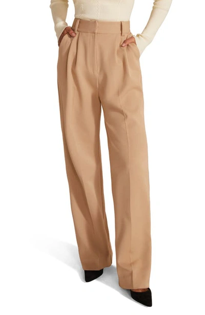 Favorite Daughter The Favorite Pant Pleat Pants In Beige