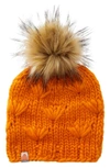 Sht That I Knit The Motley Merino Wool Beanie In Og Orange