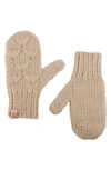 Sht That I Knit The Motley Merino Wool Mittens In Camel