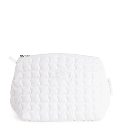 Theophile Patachou Quilted Toiletry Bag In White