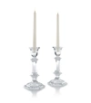 Baccarat Harcourt Candlestick Holders, Set Of 2 In Clear