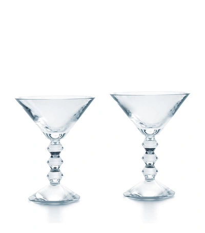 Baccarat Set Of 2 Véga Martini Glasses In Multi