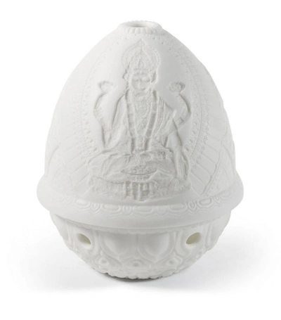 Lladrò Goddess Lakshmi Lithophane Lamp In White