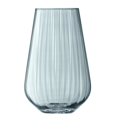 Lsa International Zinc Vase (28cm) In Grey