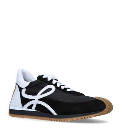 Loewe Flow Runner Trainers In Blk/white