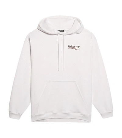 Balenciaga Political Campaign Hoodie In White