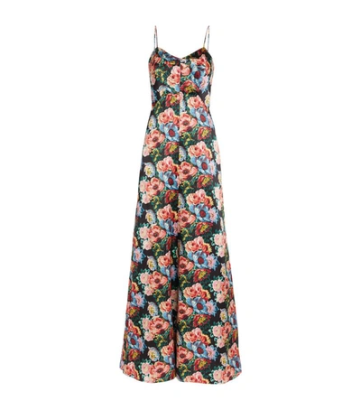 The Vampire's Wife Women's The Love Bug Floral Silk Maxi Dress In Multi