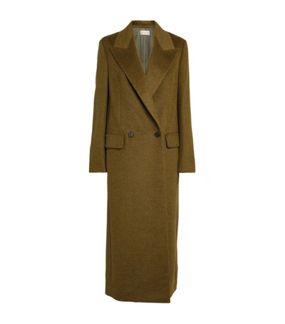 The Row Jaka Oversized Wool-blend Felt Coat In Green