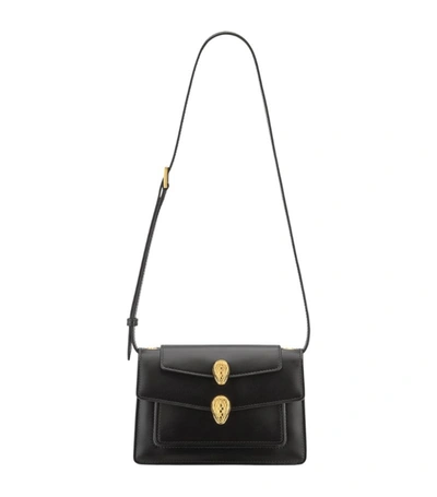 Bvlgari X Alexander Wang Leather Serpenti Multi-wear Bag In Black