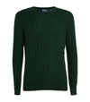 POLO RALPH LAUREN CASHMERE CABLE-KNIT SWEATER,17453817