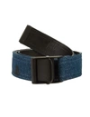 Off-white Unisex Industrial Belt In Dark Blue Denim In Denim
