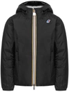 K-way Teen Reversible Down Jacket In Multicolor