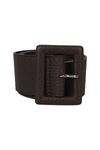 Orciani Hammered Leather Belt In Tmo Moro