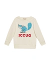 GUCCI WHITE SWEATSHIRT UNISEX,627964XJDMJ 9061