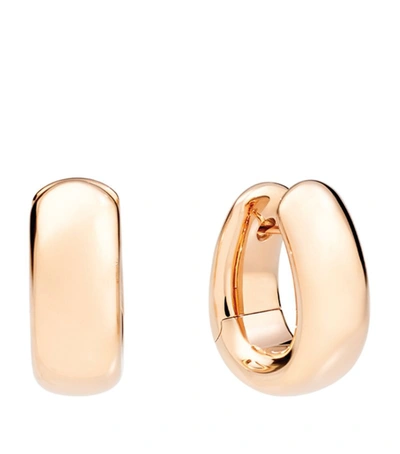 Pomellato Rose Gold Iconica Hoop Earrings