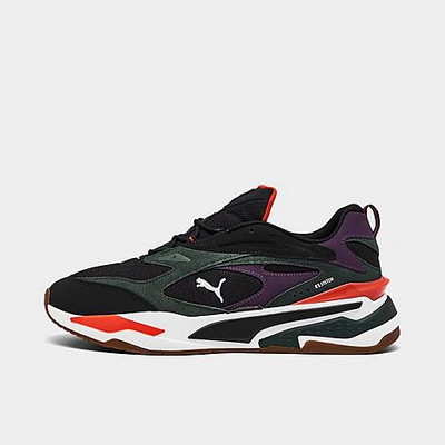 Puma Men's Rs-fast Buck Casual Shoes In  Black/green Gables/white