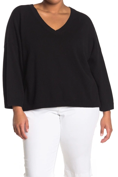 Madewell Double-v Pullover In True Black