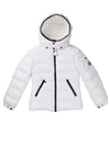 MONCLER BADY WHITE JACKET WITH HOOD,1A527-10