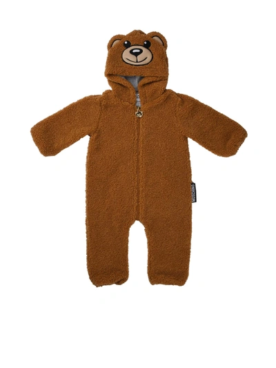 Moschino Babies' Brown Bear Suit