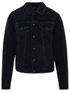Off-white Negative Marker Arrows Denim Jacket In Black