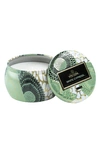 Voluspa White Cypress Mini Tin Candle In White Cypress