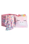UNDER ONE SKY UNICORN PILLOW, BLANKET & STORAGE BIN SET,8440839