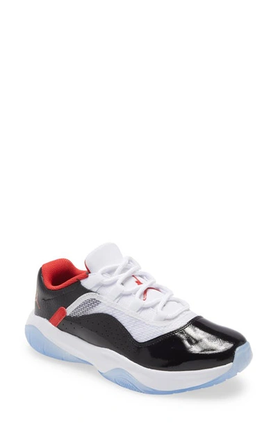 Nike Air Jordan 11 Cmft Low Sneaker In White/ Red/ Black